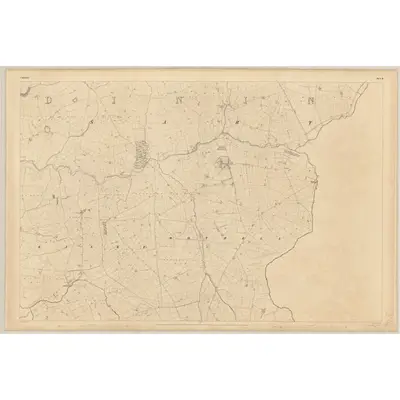 1839 Map of Kilkenny - Sheet 11, 1842 Print