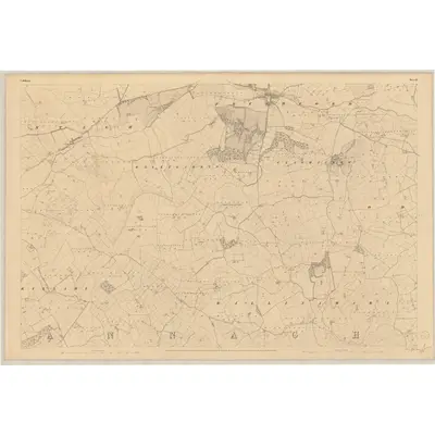 1839 Map of Kilkenny - Sheet 13, 1842 Print