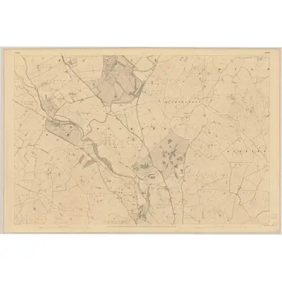 1839 Map of Kilkenny - Sheet 14, 1842 Print