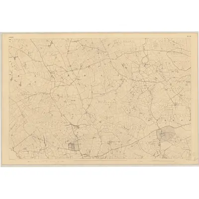 1839 Map of Kilkenny - Sheet 18, 1842 Print