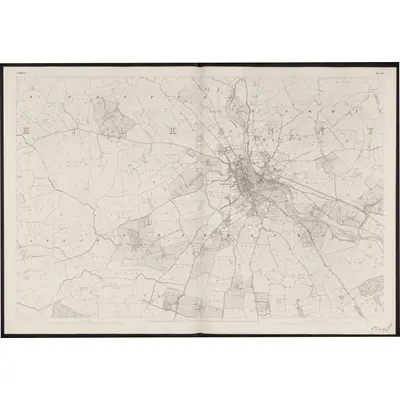 1839 Map of Kilkenny - Sheet 19, 1861 Print
