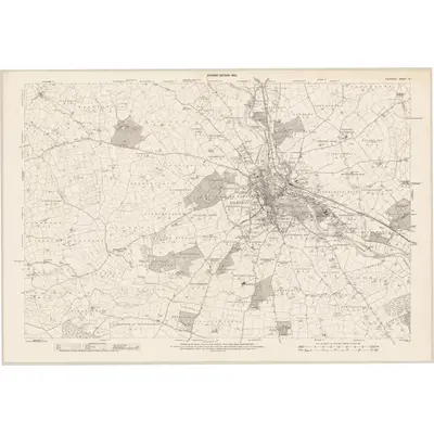 1900 Map of Kilkenny - Sheet 19, 1903 Print