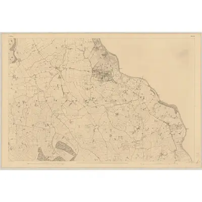 1839 Map of Kilkenny - Sheet 25, 1842 Print