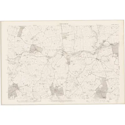 1901 Map of Kilkenny - Sheet 27, 1903 Print