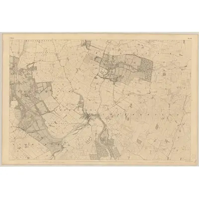 1839 Map of Kilkenny - Sheet 28, 1842 Print