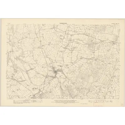 1949 Map of Kilkenny - Sheet 28, 1961 Print