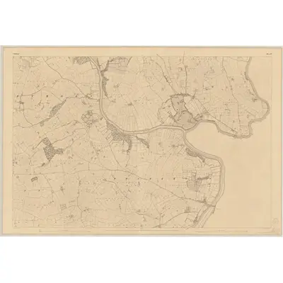 1839 Map of Kilkenny - Sheet 37, 1842 Print