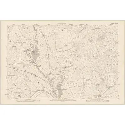 1901 Map of Kilkenny - Sheet 43, 1903 Print