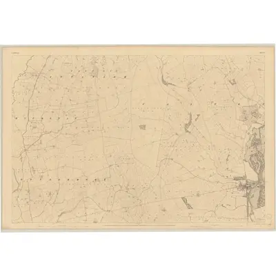 1839 Map of Kilkenny - Sheet 5, 1842 Print