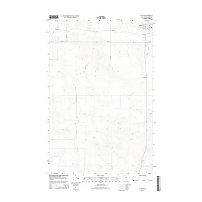 2014 Map of Killdeer, 2014 Print