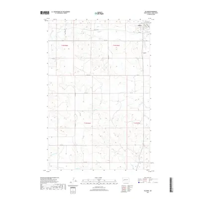 2017 Map of Killdeer, 2017 Print