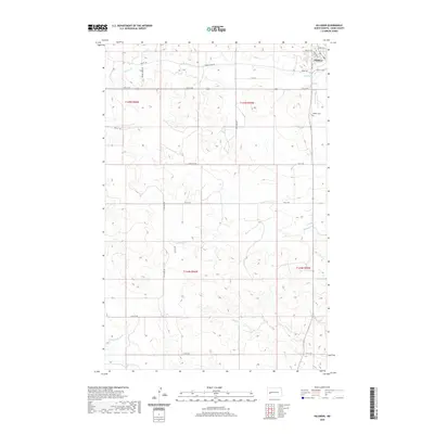 2020 Map of Killdeer, 2020 Print
