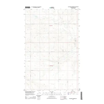 2014 Map of Killenbeck Reservoir, 2014 Print