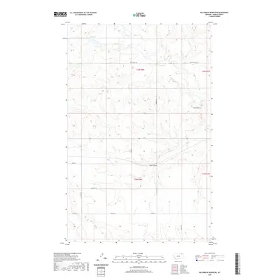 2020 Map of Killenbeck Reservoir, 2020 Print