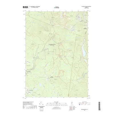 2021 Map of Killington Peak, 2021 Print