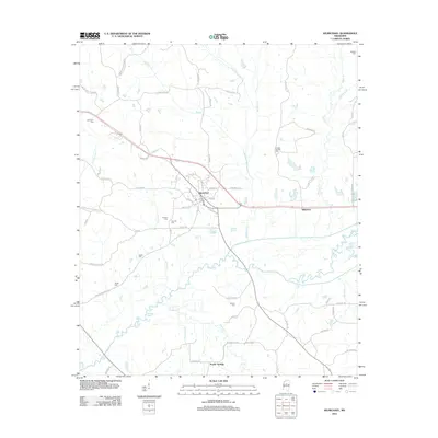 2012 Map of Kilmichael, 2012 Print