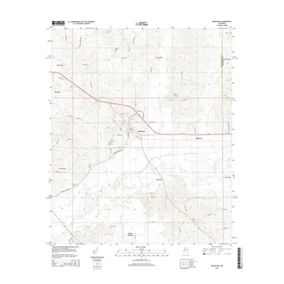 2015 Map of Kilmichael, 2015 Print
