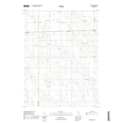 2017 Map of Kilwinning, 2017 Print