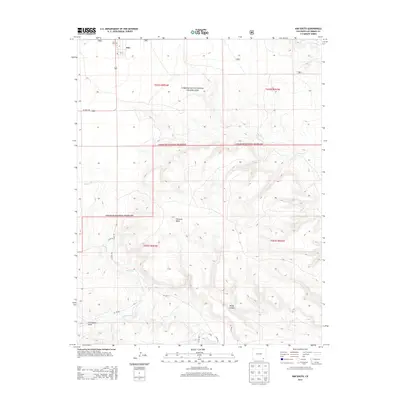 2013 Map of Kim South, 2013 Print