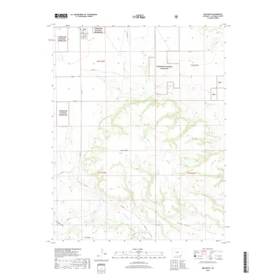 2019 Map of Kim South, 2019 Print