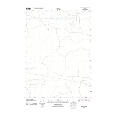 2010 Map of Kimama Butte, 2010 Print