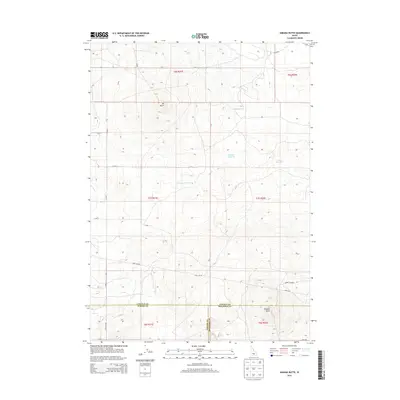 2013 Map of Kimama Butte, 2013 Print