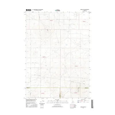 2017 Map of Kimama Butte, 2017 Print