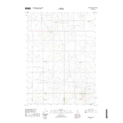 2020 Map of Kimama Butte, 2020 Print