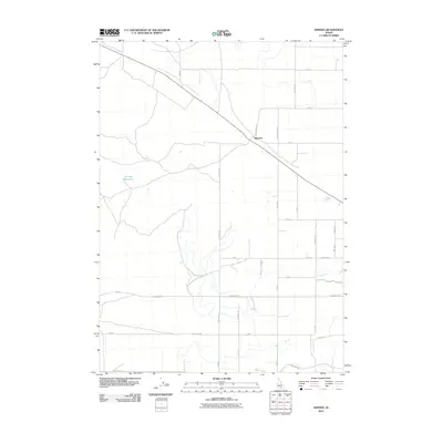 2010 Map of Kimama, 2010 Print