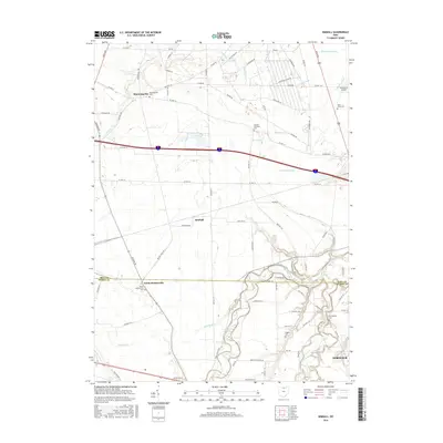 2016 Map of Kimball, 2016 Print