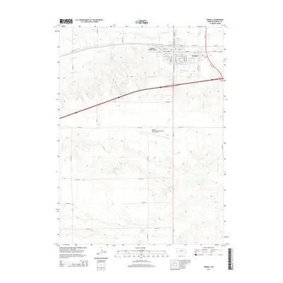 2014 Map of Kimball, 2014 Print