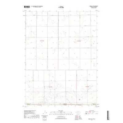 2017 Map of Kimball SE, 2017 Print