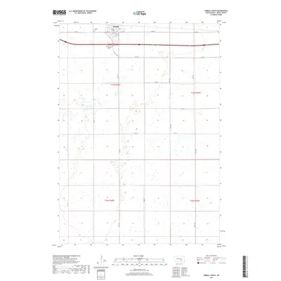 2017 Map of Kimball South, 2017 Print