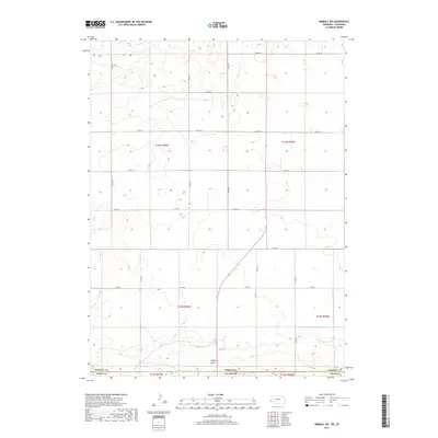 2017 Map of Kimball SW, 2017 Print