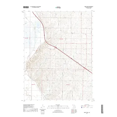 2017 Map of Kimsey Creek, 2017 Print