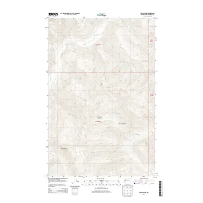 2014 Map of Kimta Peak, 2014 Print