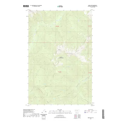 2020 Map of Kimta Peak, 2020 Print