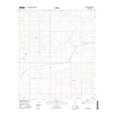 2017 Map of Kincaid Ranch, 2017 Print