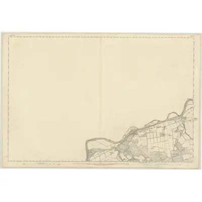 1865 Map of Kincardineshire, Sheet III, 1868 Print