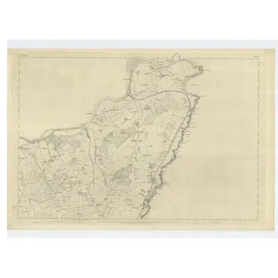 1865 Map of Kincardineshire, Sheet IV, 1868 Print