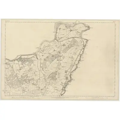 1865 Map of Kincardineshire, Sheet IV, 1868 Print