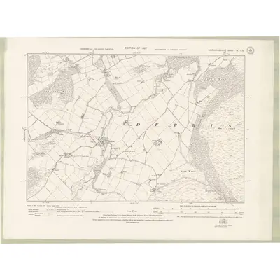 1923 Map of Kincardineshire Sheet IX.SE, 1927 Print