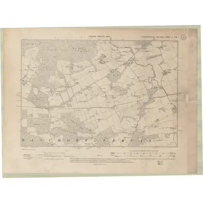 1901 Map of Kincardineshire Sheet V.SW, 1904 Print