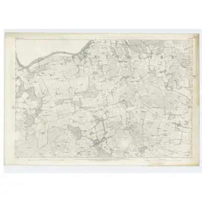 1865 Map of Kincardineshire, Sheet VII, 1868 Print