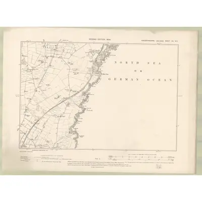 1902 Map of Kincardineshire Sheet VII.SE, 1904 Print