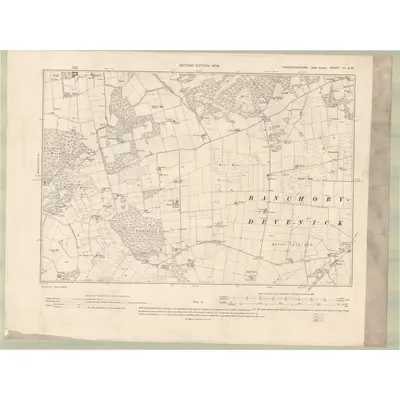 1902 Map of Kincardineshire Sheet VII.SW, 1904 Print