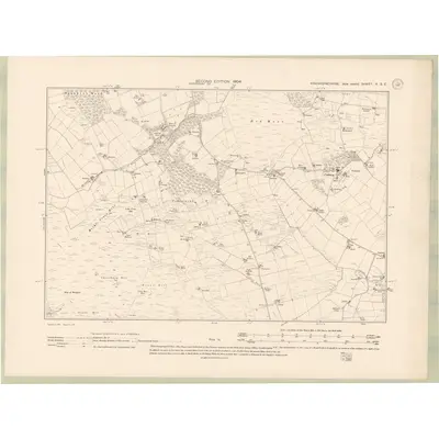 1901 Map of Kincardineshire Sheet X.SE, 1904 Print