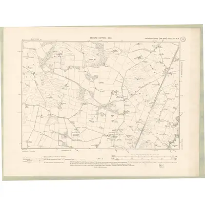 1902 Map of Kincardineshire Sheet XI.NW, 1904 Print