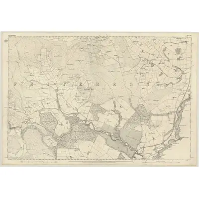 1865 Map of Kincardineshire, Sheet XII, 1868 Print