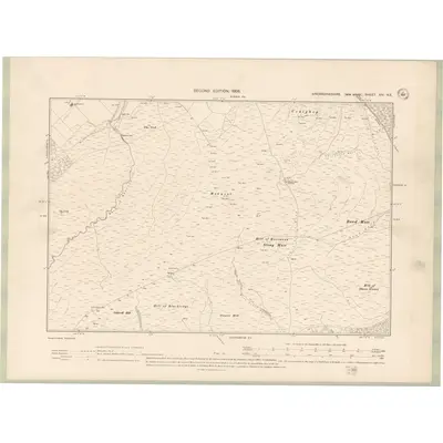 1901 Map of Kincardineshire Sheet XIV.NE, 1903 Print